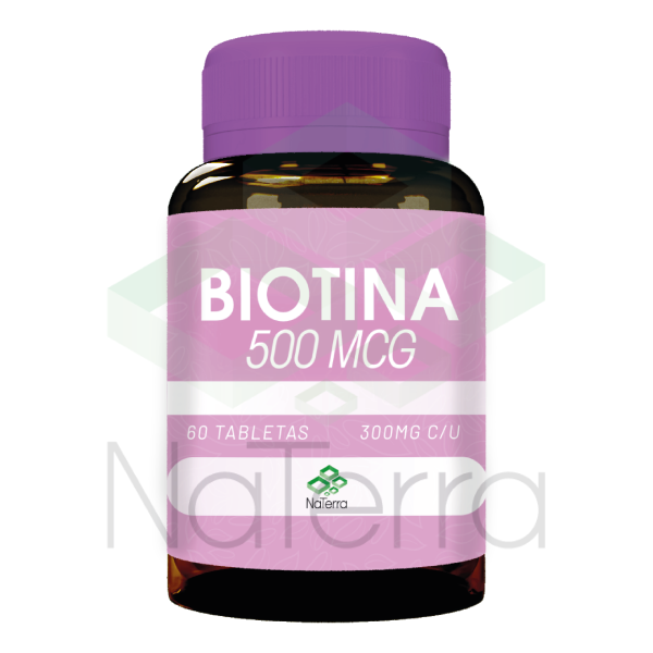 Biotina 500MCG 60 Tabletas