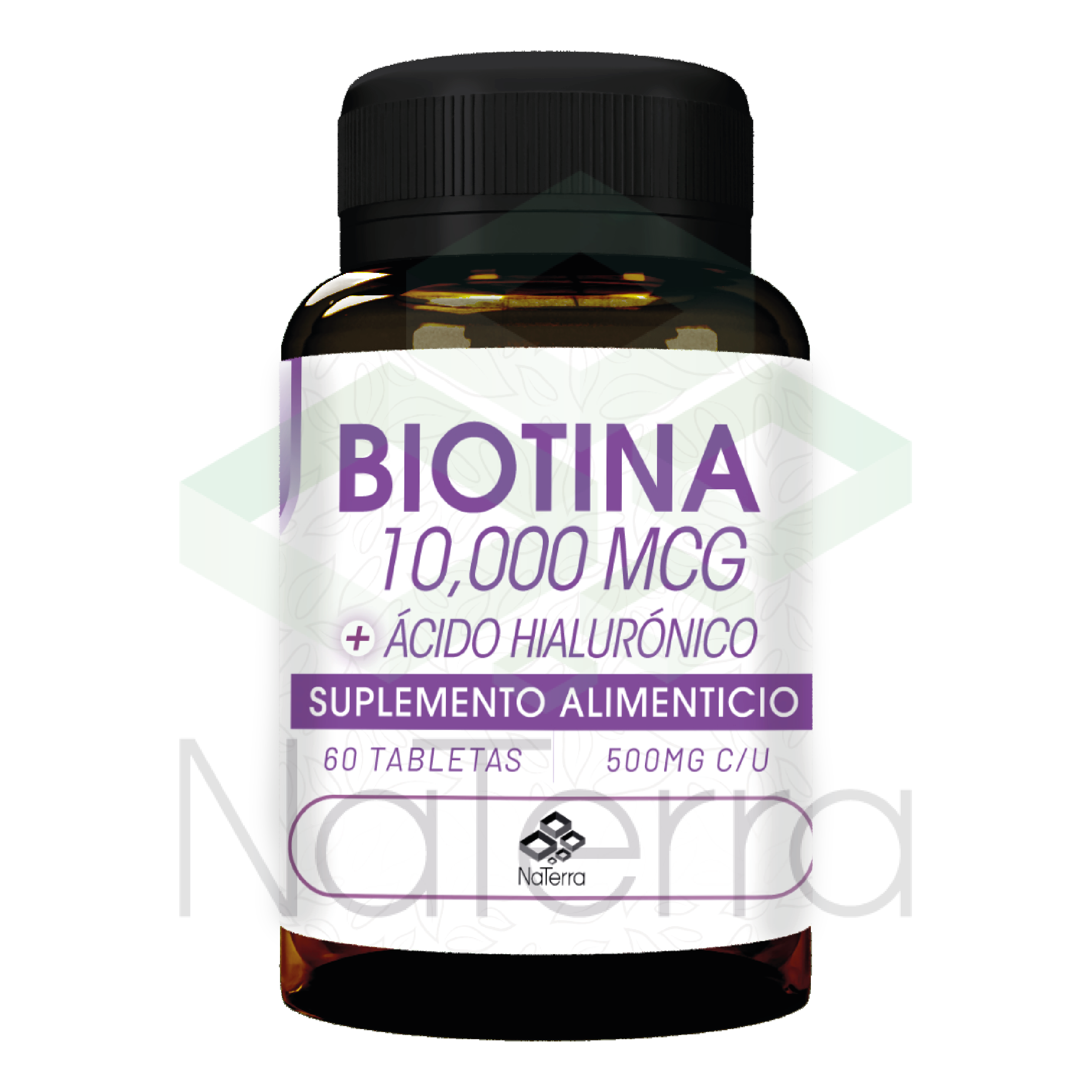 Biotina 10   000MCG 60 Tabletas