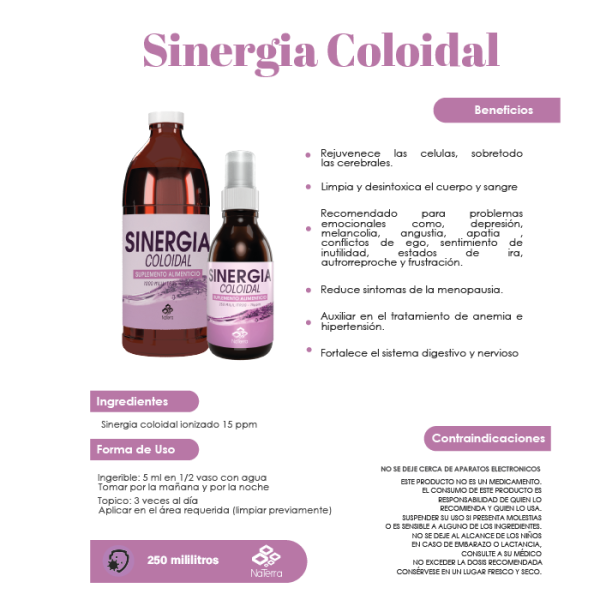 Sinergia Coloidal 250 ml